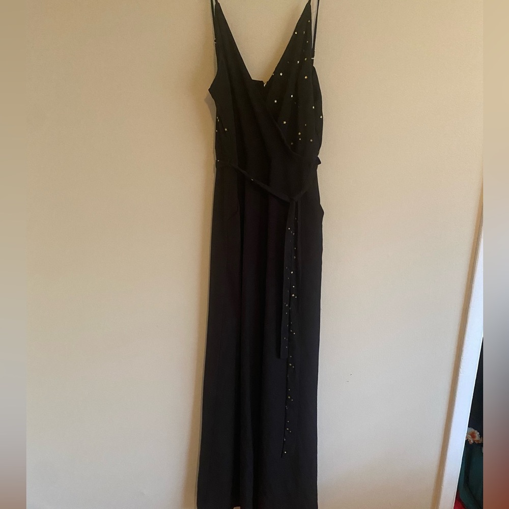 Gianni Bini Black Starry Jumpsuit